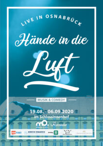 "Hände In Die Luft" (Plakat - Bild: Rosenhof Osnabrück)