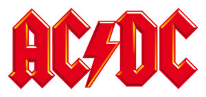 AC/DC - Logo farbig (Credit: Sony Music)