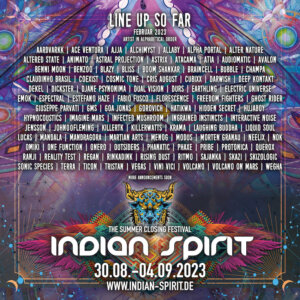Indian Spirit Festival 2023 - Line Up Flyer (Credits: Indian Spirit Festival) 