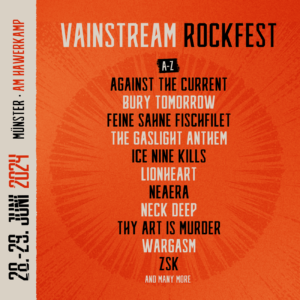 VAINSTREAM Rockfest 2024 - Plakat (Credits: VAINSTREAM Rockfest/Kingstar GmbH)