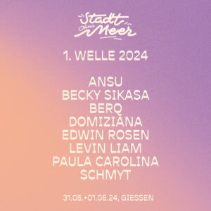 Stadt Ohne Meer Festival 2024 - Line Up (Credits: Stadt Ohne Meer)
