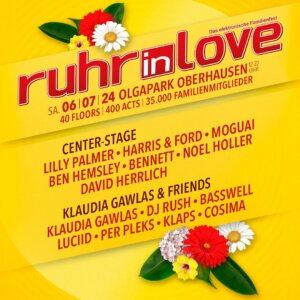 Ruhr-in-Love 2024 - Banner Headfloor Artists (Bild Credits (c): I-Motion)