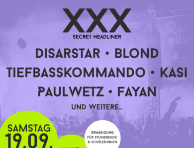 Campus Festival Osnabrück 2026: Acts wie  Blond, Tiefbasskommando, PaulWetz oder Fayan sind Teil des Line-ups