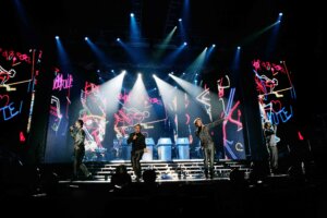 Take That live - "Beautiful World 2008", Pressebild vom 10.10 2007, Rehearsals Belfast Odysee (Foto Credits (c): Universal Music)