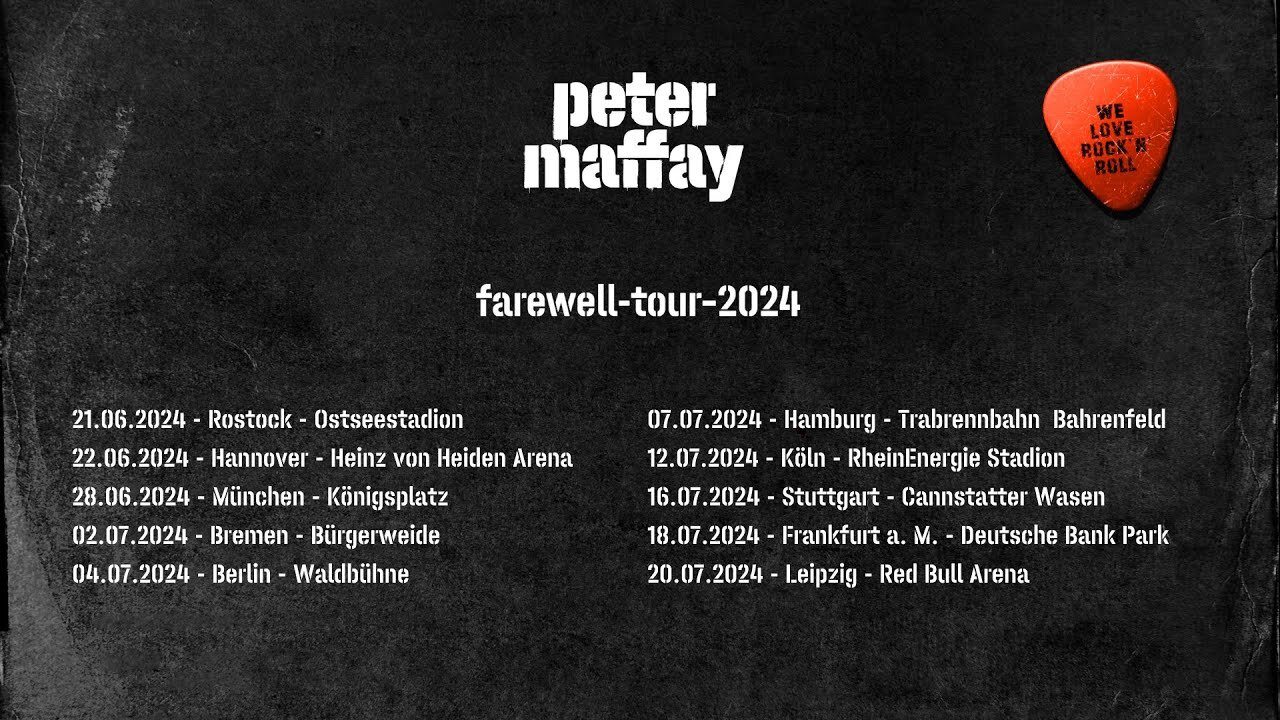  Foto zu Peter Maffay - "We Love Rock'n'Roll (Leipzig-Live-2024)" (Live-Album 